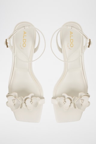 Leren Sandalen met Hak Daisyrose - Wit