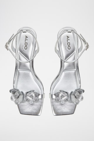 Sandalen met Hak Daisyrose - Zilverkleurig