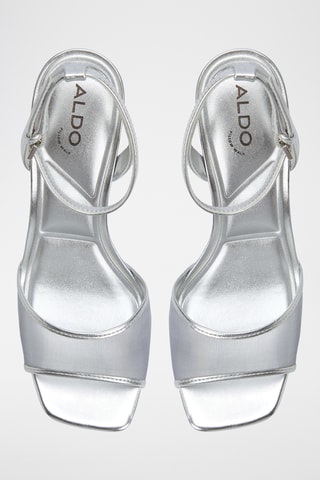 Sandalen met Hak Chicglimmer - Zilverkleurig
