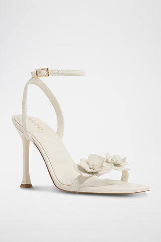 Leren Sandalen met Hak Daisylily - Wit