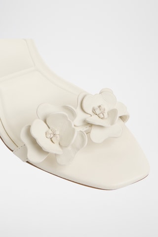 Leren Sandalen met Hak Daisylily - Wit