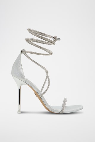 Sandalen met Hak Caladonia - Zilverkleurig