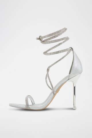 Sandalen met Hak Caladonia - Zilverkleurig