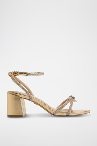 Sandalen met Hak Bouclette - Goudkleurig