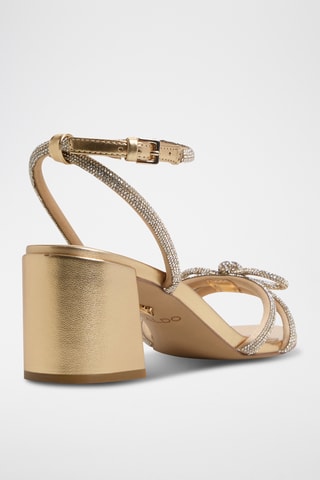 Sandalen met Hak Bouclette - Goudkleurig