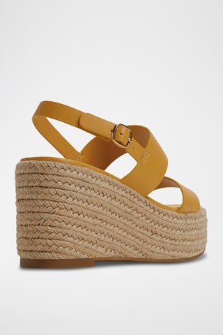 Sandales à talons plateformes Keoni - Jaune