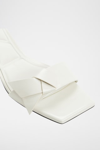 Mules plateformes Bohemina - Blanc