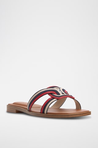 Mules en cuir Erok - Marron