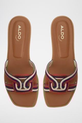 Mules en cuir Erok - Marron