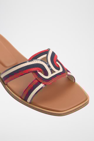 Mules en cuir Erok - Marron