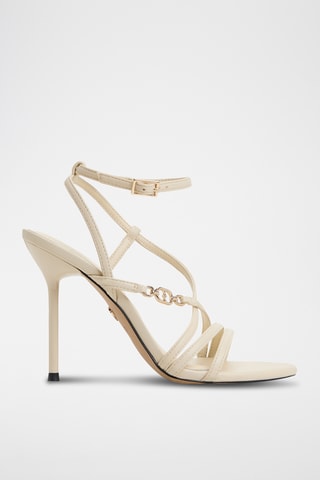 Sandalen met Hak Moey - Crèmekleurig