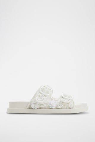 Muiltjes met Hak Gamila - Wit