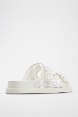 Muiltjes met Hak Gamila - Wit