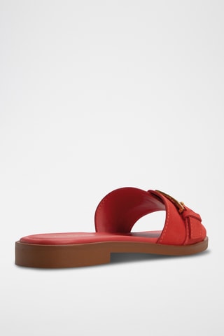 Mules en cuir Dallaedar - Rouge