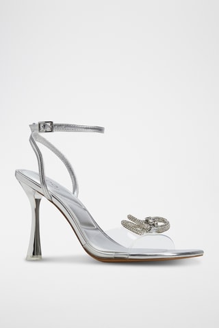 Sandalen met Hak Ozley - Zilverkleurig