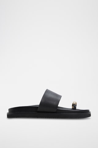Mules en cuir Beachstroll - Noir