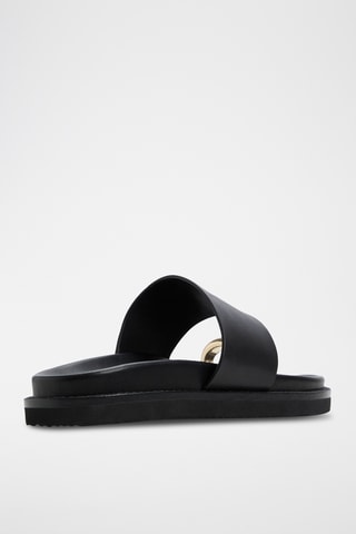 Mules en cuir Beachstroll - Noir