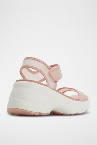 Sandales à talons plateformes Chamomile - Rose