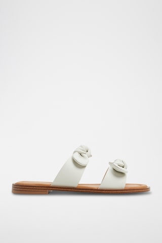 Leren Muiltjes Creekside - Wit