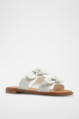 Leren Muiltjes Creekside - Wit