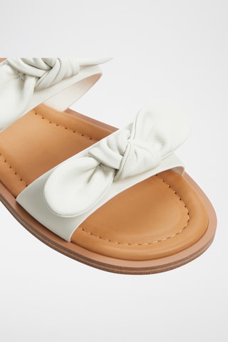 Leren Muiltjes Creekside - Wit