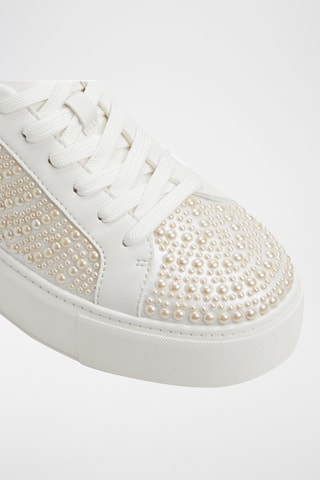 Baskets plateformes Clovver - Blanc