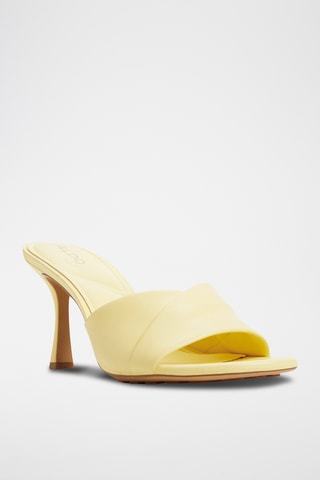 Mules en cuir Itsandal - Jaune