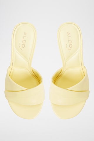 Mules en cuir Itsandal - Jaune