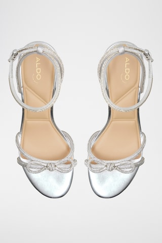 Sandalen met Hak Bouclette - Zilverkleurig