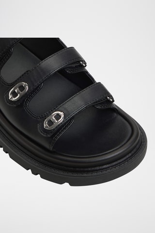 Sandales plateformes Halendar - Noir