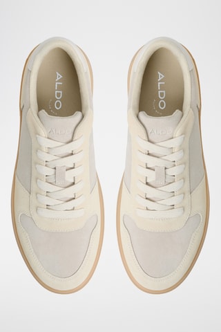 Baskets en cuir Retrosneaker - Beige