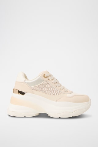 Baskets plateformes Rexson - Crème