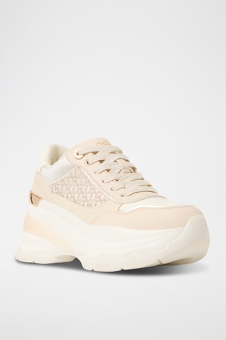 Baskets plateformes Rexson - Crème