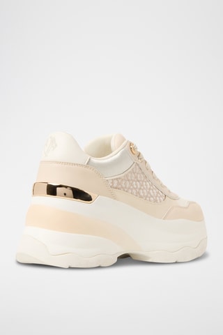 Baskets plateformes Rexson - Crème