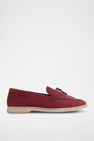 Leren Mocassins Creras-In - Bordeauxrood