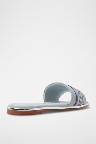 Leren Muiltjes Tendre - Blauw