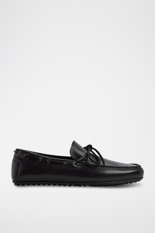 Mocassins en cuir Kaleb-In - Noir