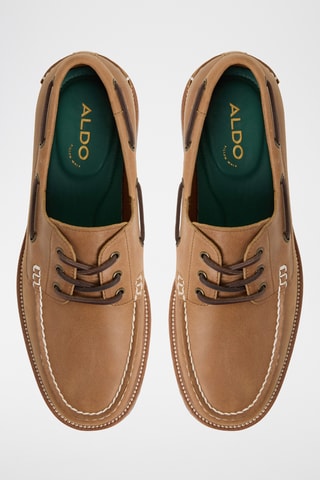 Leren Bootschoenen Cedric - Lichtbruin