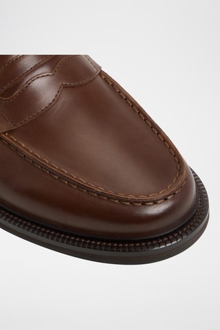 Leren Mocassins Buckley - Bruin