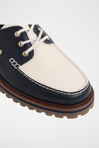 Leren Bootschoenen Cedric - Blauw