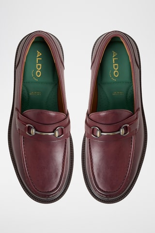 Leren Mocassins Arturo - Bordeauxrood