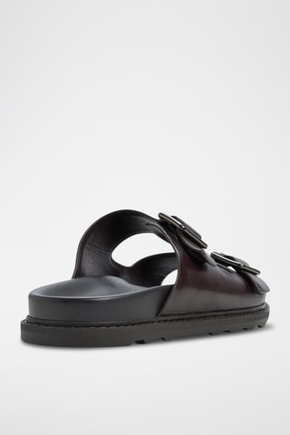 Leren Muiltjes Kyro - Bruin