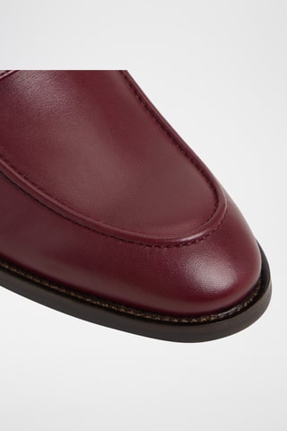 Leren Mocassins Beck - Bordeauxrood