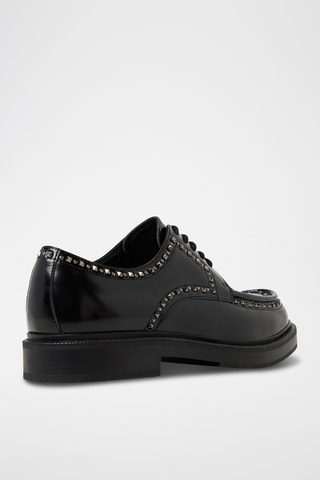 Derbys vernis en cuir Frederiko - Noir