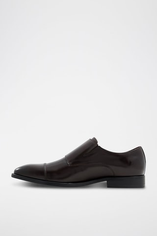 Derbys à boucles en cuir Zigof - Marron foncé