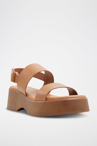 Sandales plateformes - Marron