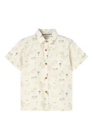 Camicia in lino - Ecrù