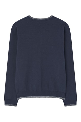 Casaco de malha - Azul-marinho