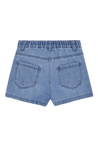 Saia-calções de ganga - Azul