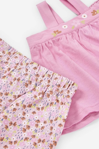 Camisola de alças e bloomer - Rosa